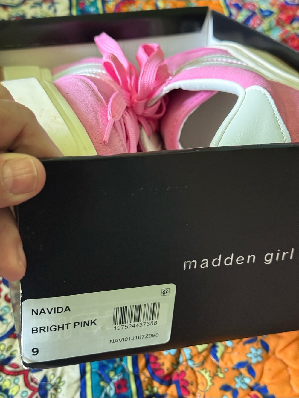 Madden Girl Women's Pink Platform Sneakers - Picture 5 of 6